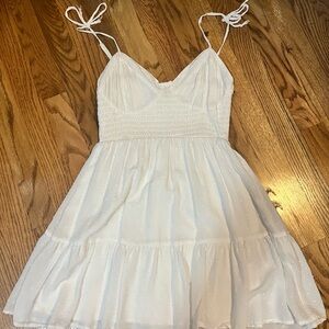 Wild Fable White Tie-Strap Mini Dress